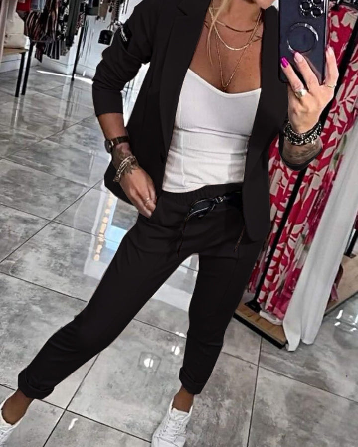 Malou | Stilfuldt Blazer & Jogger Sæt