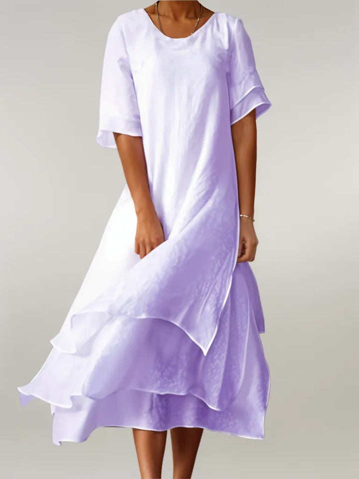 Isabella | Elegant Bomulds Maxi Kjole