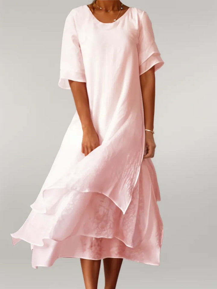Isabella | Elegant Bomulds Maxi Kjole