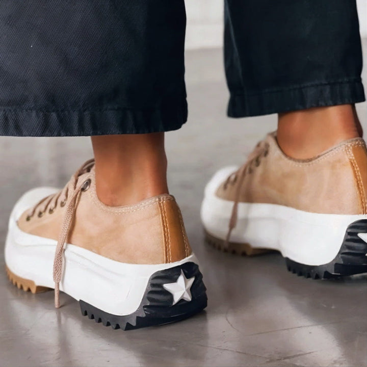 Elina - Læder Plateau Sneakers