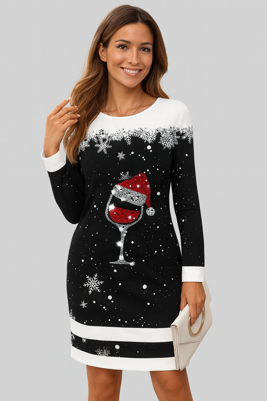 Liv | Dame Julekjole med Sæsonmotiv