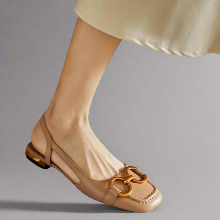 Adelrun | Elegante Ortopædiske Blokhæl Sandaler