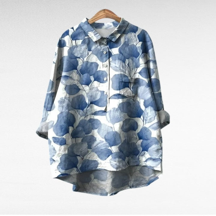 Emma | Klassisk Blomster Bluse