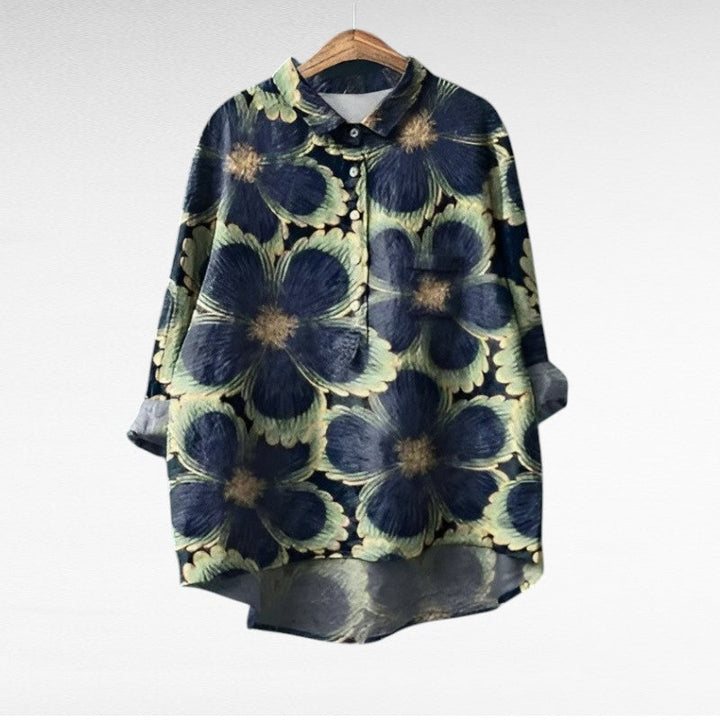 Emma | Klassisk Blomster Bluse