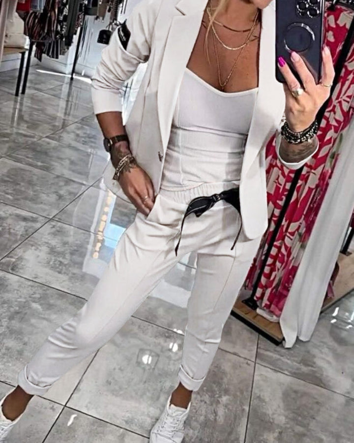 Malou | Stilfuldt Blazer & Jogger Sæt