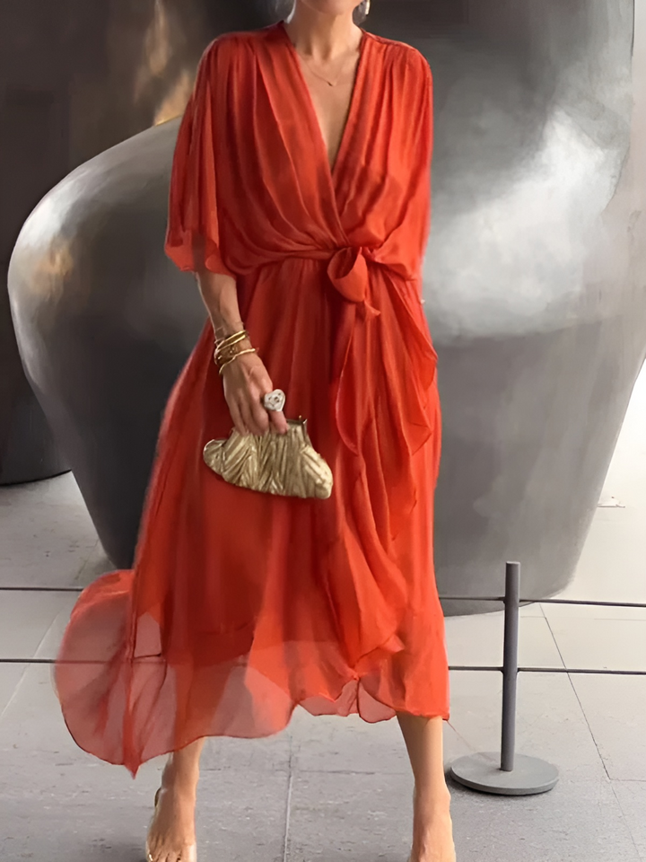 Adriana | Selvtillids-Styrkende Silke Kjole