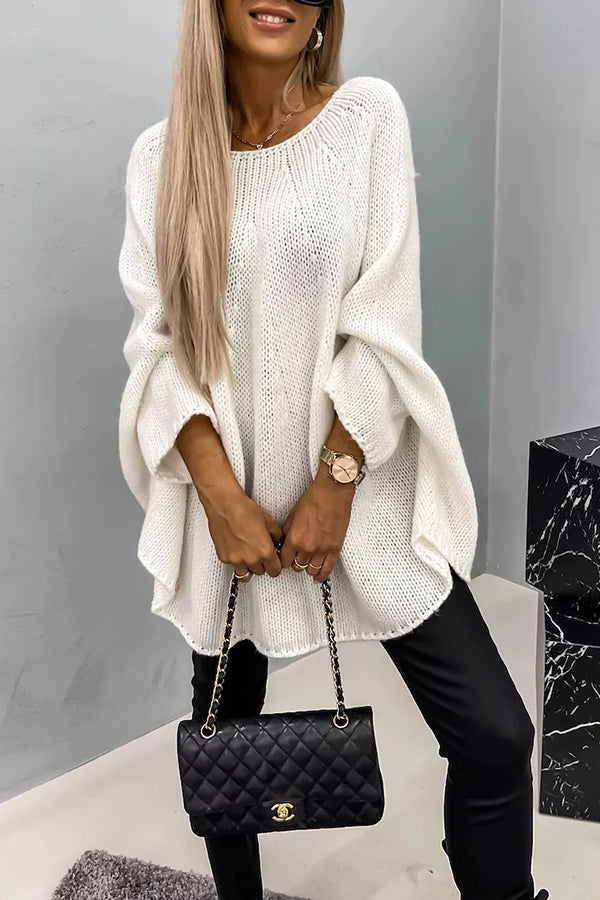 Susie | Stilfuld Oversized Striktrøje