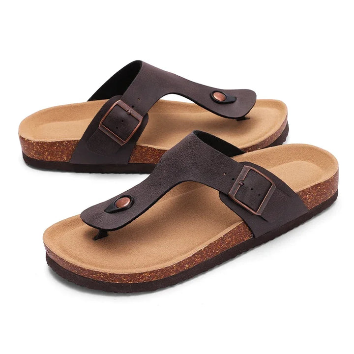 Capri | Tå-Post Cork Sandaler