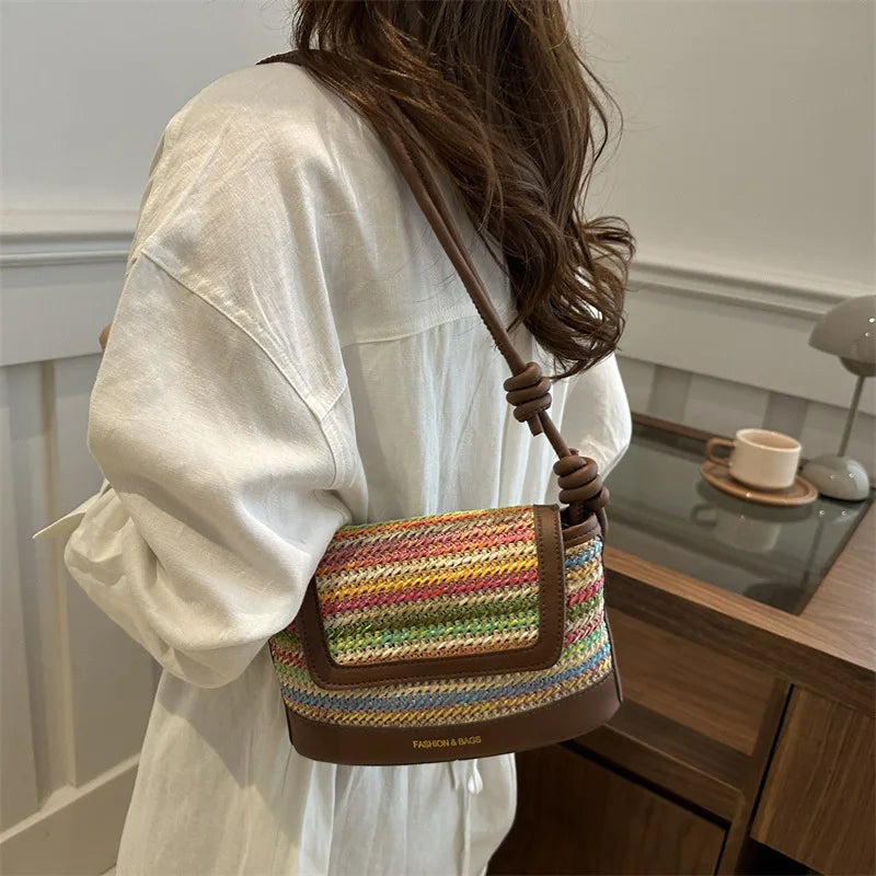 Serena | Sommer Flettet Crossbody Taske