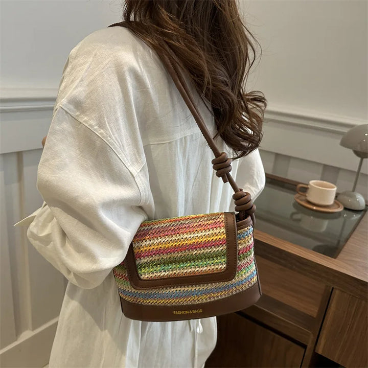 Serena | Sommer Flettet Crossbody Taske