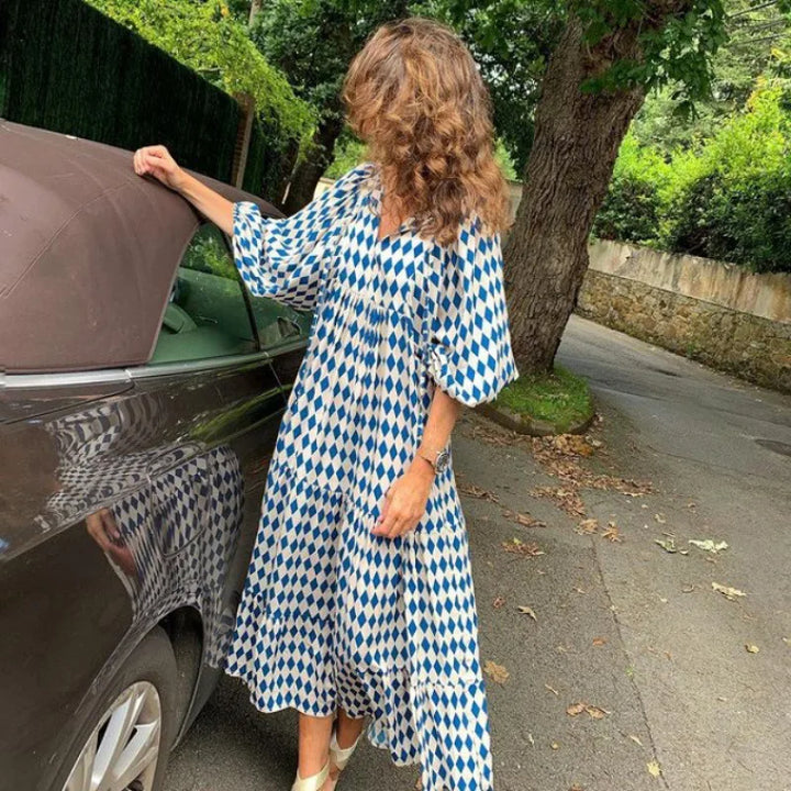 Emmeline | Boheme Bomuld Maxi Kjole