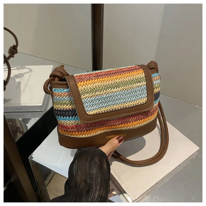 Serena | Sommer Flettet Crossbody Taske