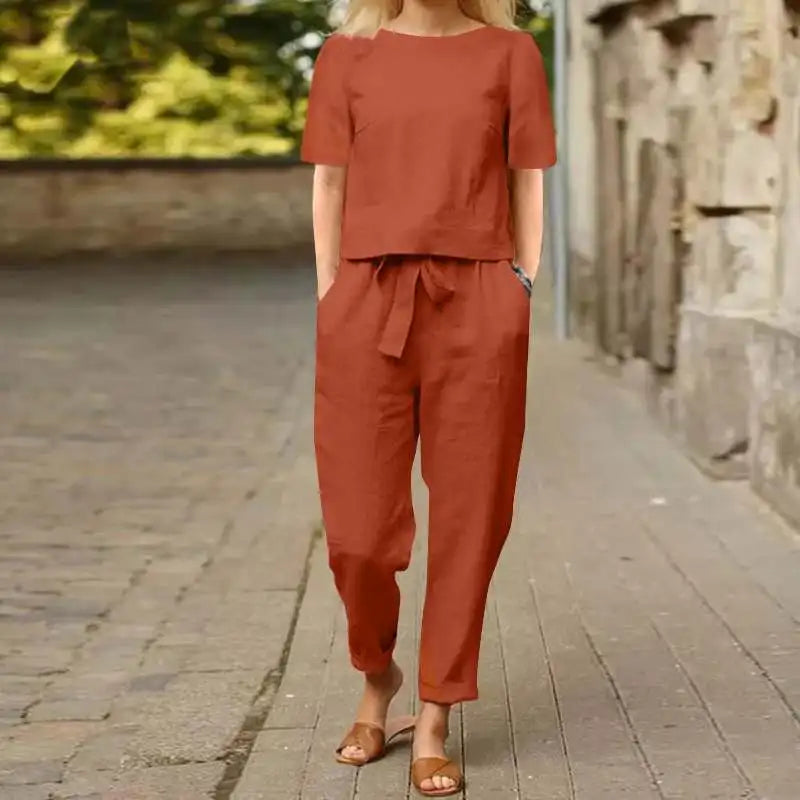 Evelyn | Vintage Casual To-Delt Sæt