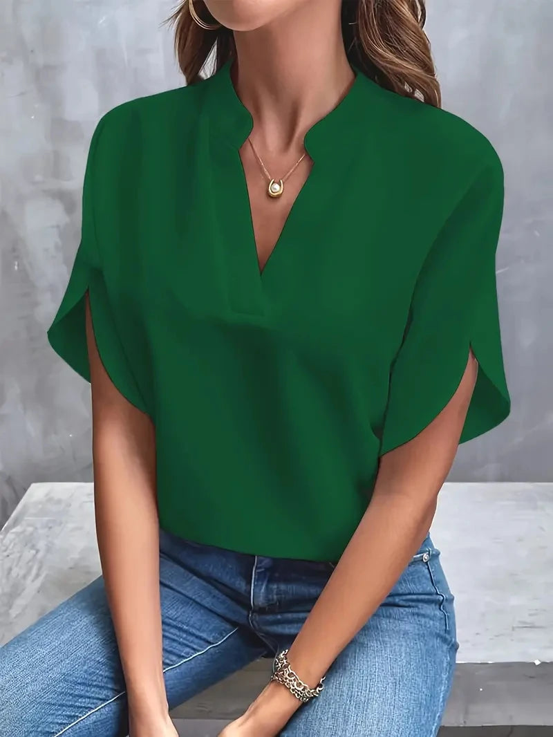 Sienna | Elegant V-Hals Bluse