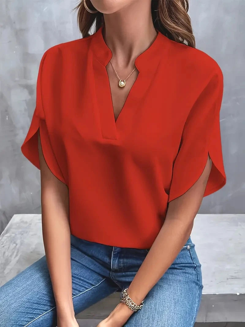 Sienna | Elegant V-Hals Bluse