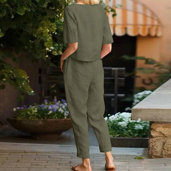 Evelyn | Vintage Casual To-Delt Sæt