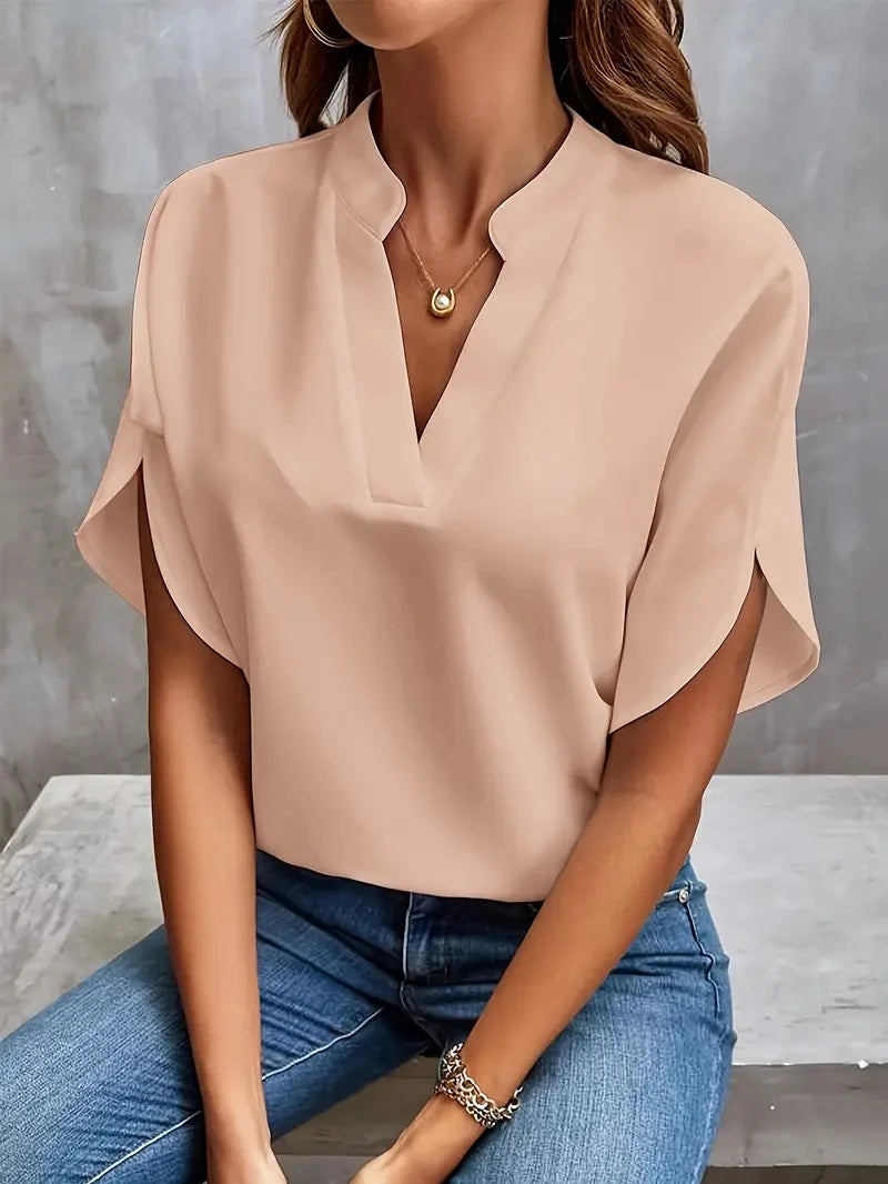 Sienna | Elegant V-Hals Bluse