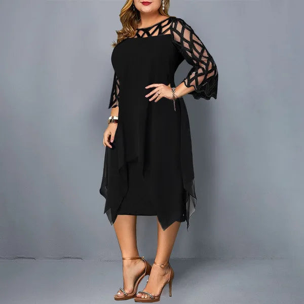 Elina | Elegant Oversize Midikjole