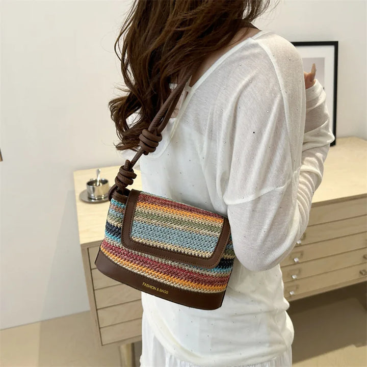 Serena | Sommer Flettet Crossbody Taske