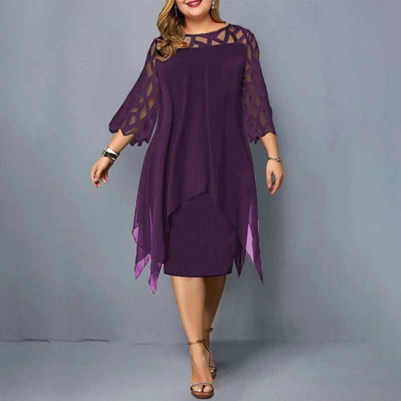 Elina | Elegant Oversize Midikjole