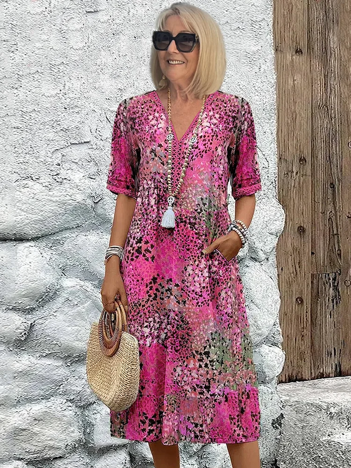 Blossom | Livlig Blomstret Kjole