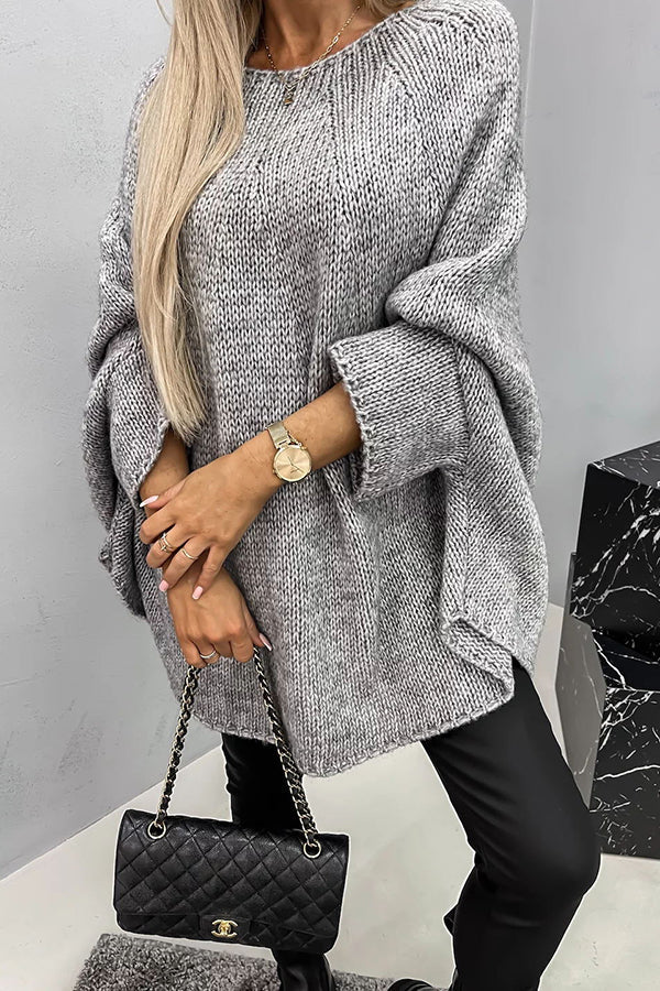 Susie | Stilfuld Oversized Striktrøje